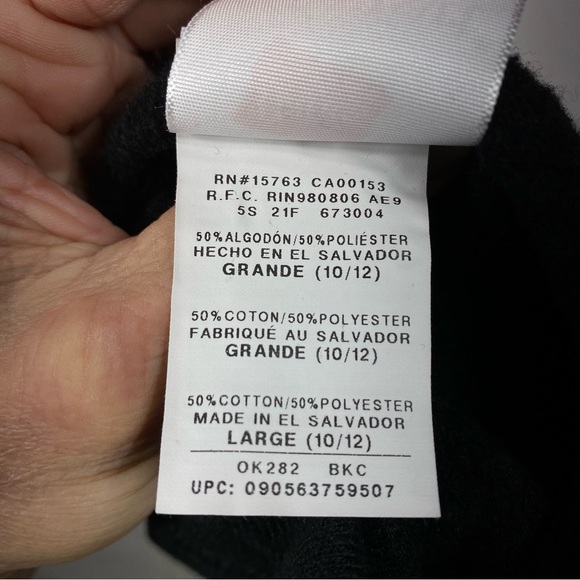 Hanes Ecosmart Collection Youth Black Sweatpants - Picture 5 of 7